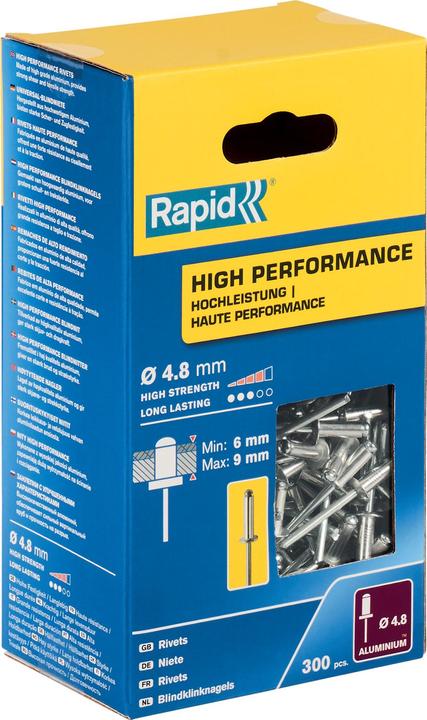 Produktbild Rapid Universal Blindniete Ø 4,8 x 12 mm