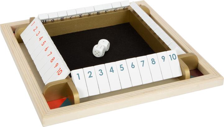 Produktbild small foot Würfelspiel Shut the Box „Gold Edition” (Deutsch)