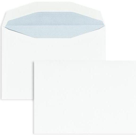 Thumbnail - Blanke, Briefumschlag, Kuvertierhüllen C6 90g/qm gummiert VE=1000 Stück weiss (C6, 1000 x)