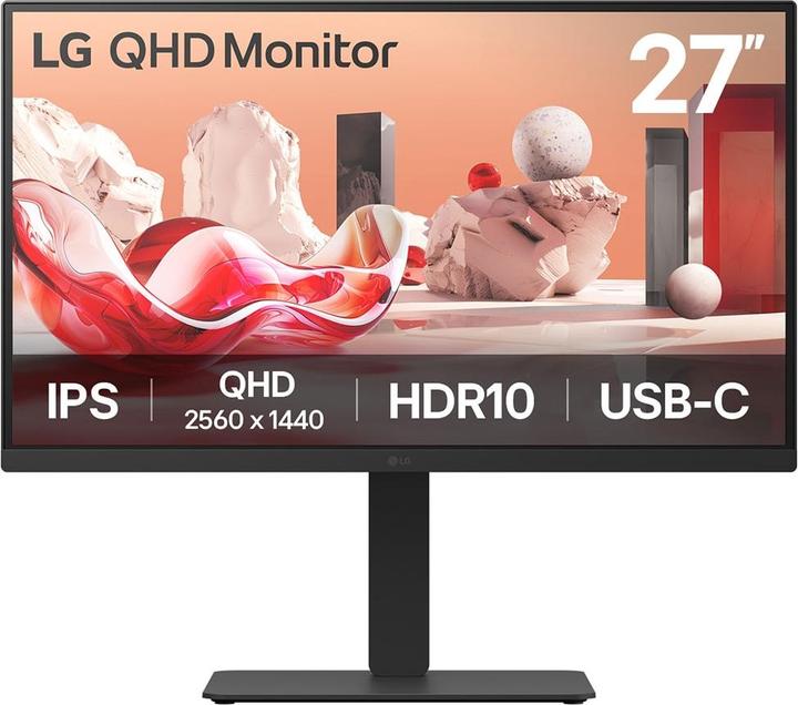 Produktbild LG Dis 27 27BA75QB-B Business QHD IPS Black (2560 x 1440 Pixel, 27")