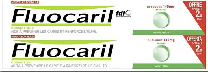 Produktbild Fluocaril Bi-145 Mint Toothpaste 2X75ml - Pack of 2 (150 ml)