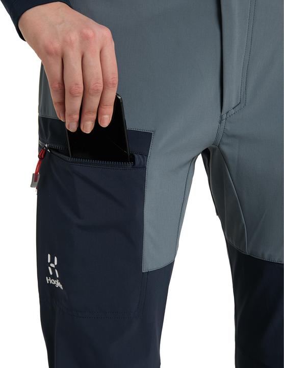 Actual product image Haglöfs Roc Sight Softshell Pant Women Steel blue/tarn blue (M)