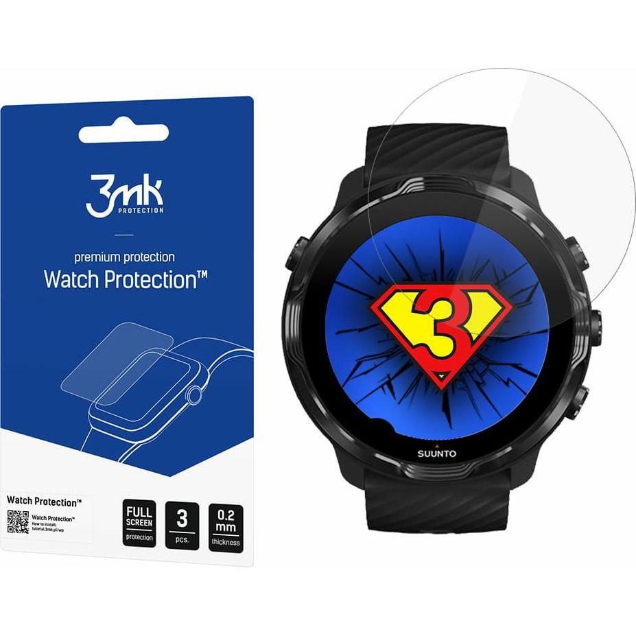 Thumbnail - 3MK Watch Protection v. FlexibleGlass Lite do Suunto 7, Smartwatch Zubehör