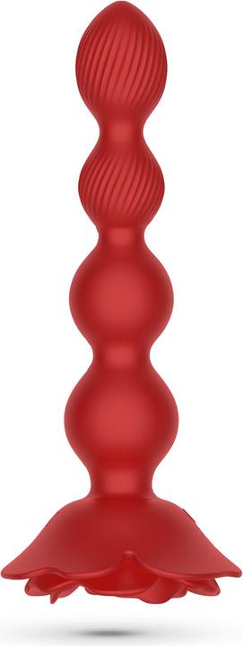 Produktbild Crushious Rosaline - Rotating Anal Rose Plug with Remote Control - Red
