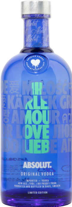 Produktbild Absolut EOY Drop of Love Special Edition 2018 - 70 cl / 40 % Schweden (1 x 75 cl)