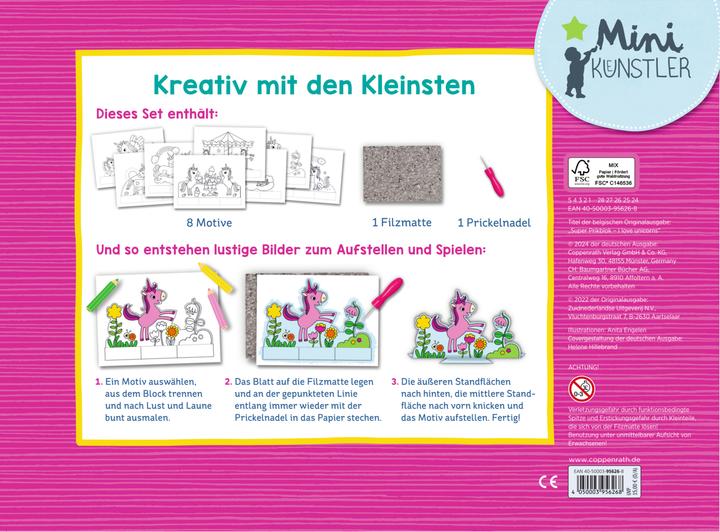 Immagine prodotto Mein Prickel-Starterset: Einhörner (Tedesco, Angeli Anita, 2024)