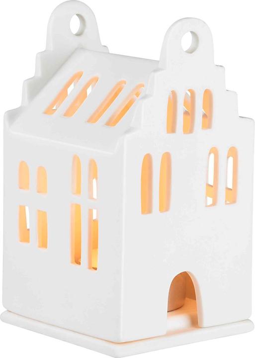 Produktbild Räder - Mini Lichthaus Giebelhaus, weiss 6 x 6 5 x 11 cm