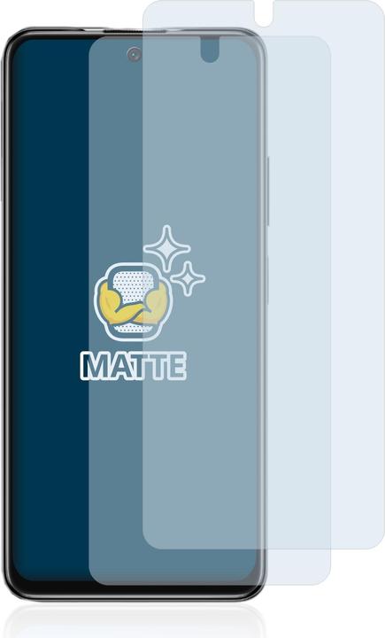 Actual product image BROTECT Anti-glare screen protector matt (2 Piece, Xiaomi Poco M4 Pro 5G)