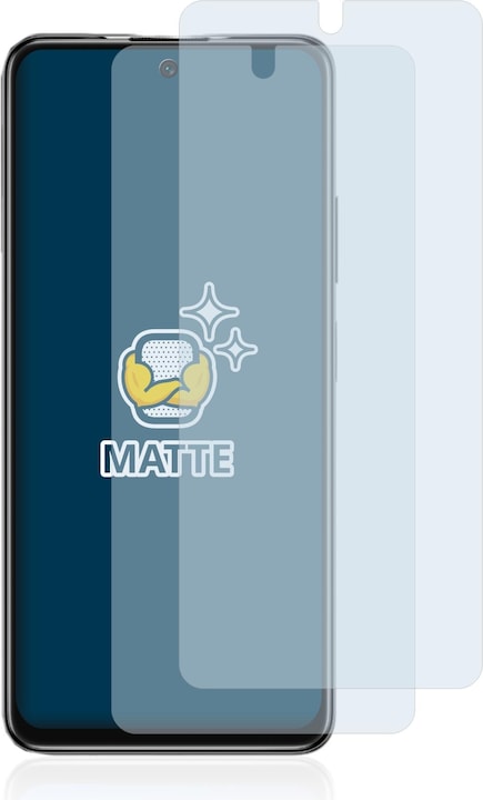 Actual product image BROTECT Anti-glare screen protector matt (2 Piece, Xiaomi Poco M4 Pro 5G)