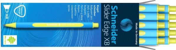 Produktbild Schneider Kugelschreiber Slider Edge (Blau, Gelb, 10x)