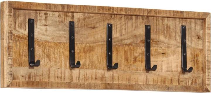 Actual product image vidaXL Wall coat rack with 5 hooks