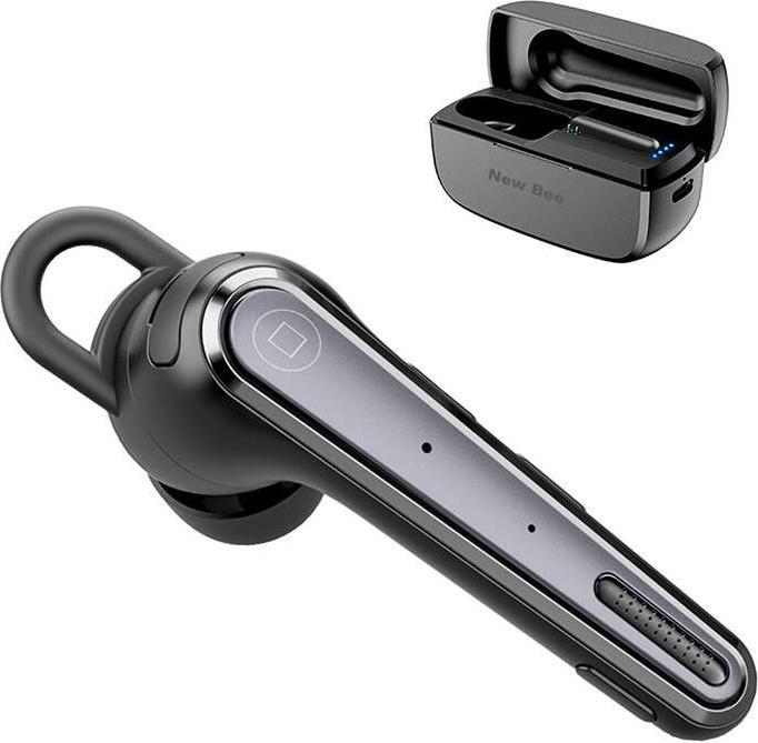 Actual product image NewBee Wireless headphone with microphone New Bee M52 (black) (10 h, Wireless)