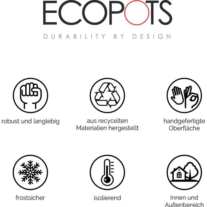 Immagine prodotto Ecopots Amsterdam High (41 x 76 cm)