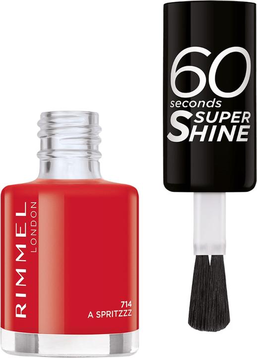 Actual product image Rimmel London 60 SECONDS super shine #714-a spritzzz 8 ml (714, Colour paint)