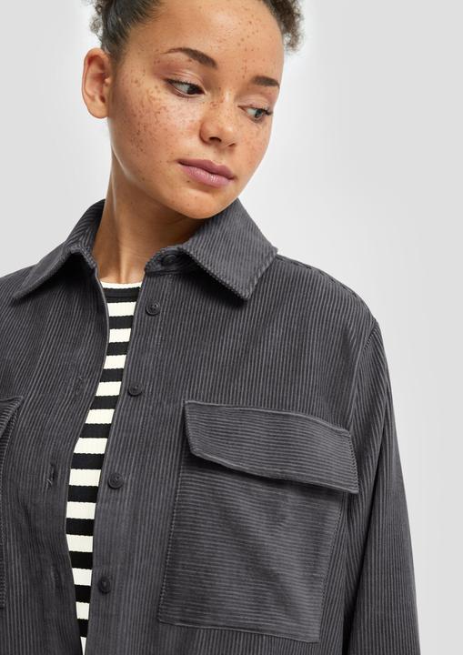 Immagine prodotto s.Oliver Bluse Cord-Overshirt mit Brusttaschen (38)