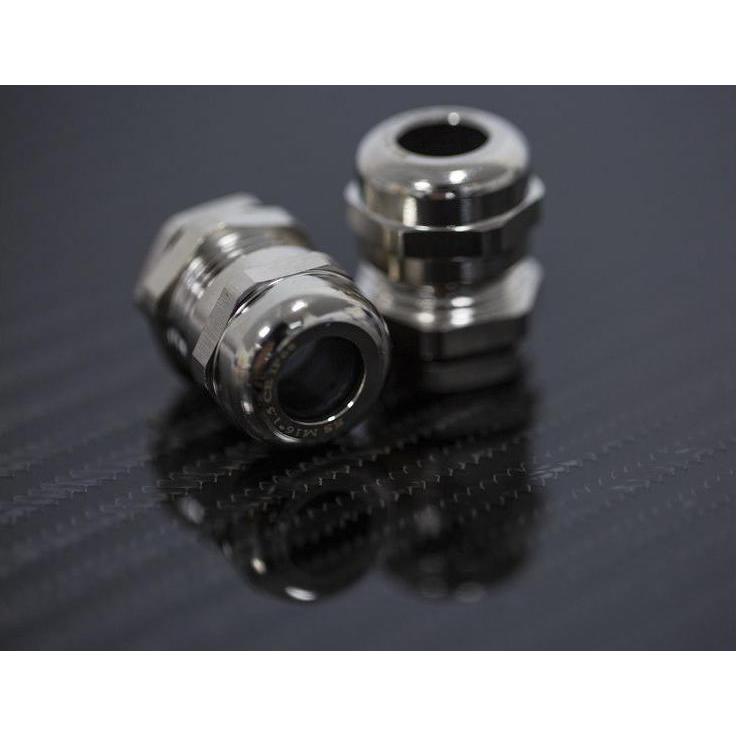 Rs Pro, Kabelverbindung, M16 Brass Cable gland + locknut,5-10mm