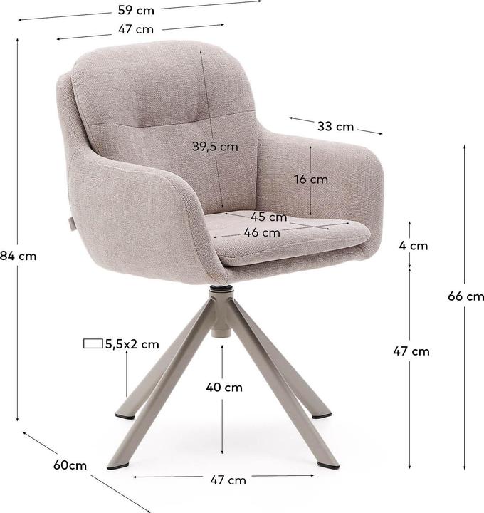 Actual product image Kave Home Lexa