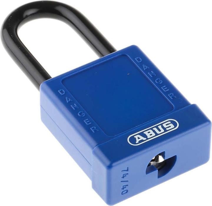 Produktbild RS PRO Blue Non Conductive Safety Padlock,Std.