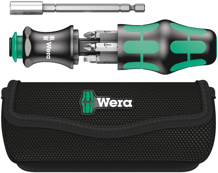 Productafbeelding Wera Kraftform Compact 28 (PH2X 25mm, PH1 x 25 mm, Pz2x25mm, sleuf 1 x 5,5 x 25 mm, PZ 1 x 25, sleuf 1,2 x 6,5 x 25 mm)