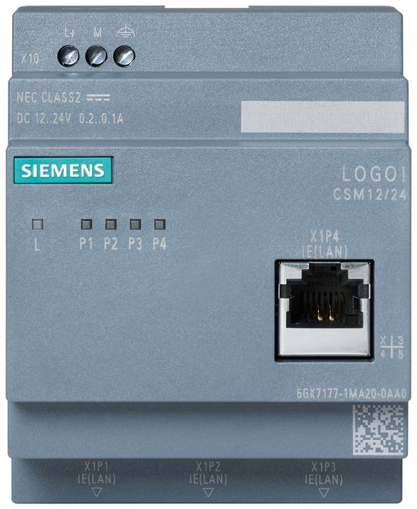 Actual product image Siemens LOGO! CSM12/24 Compact Switch Module (4 ports)