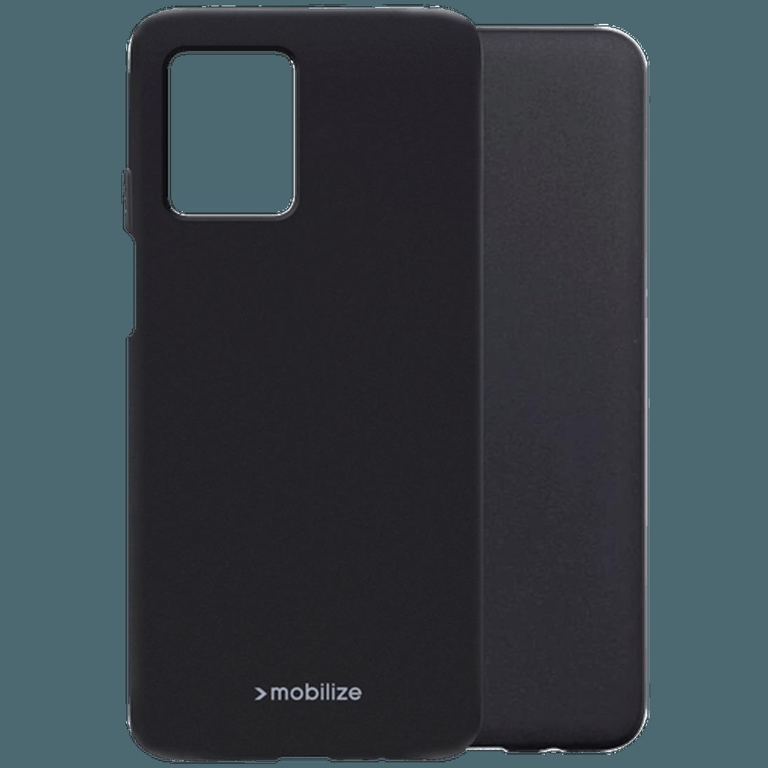 Mobilize TPU Back Cover Schwarz Motorola Moto G54 Power (Motorola Moto G54), Cover smartphone, Nero