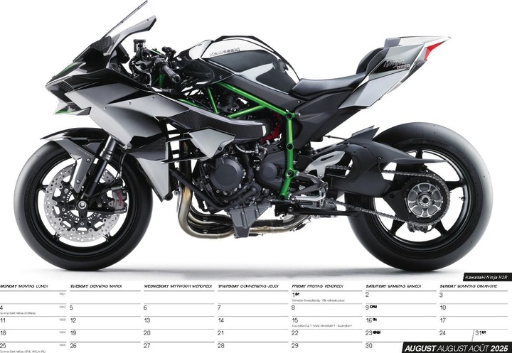 Produktbild Motorräder 2025 - Der Motorrad Kalender (42 x 30 cm, Harter Einband, Deutsch)