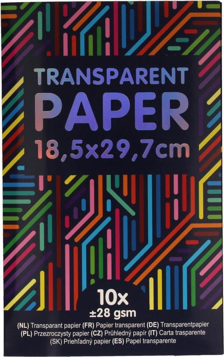 Produktbild Wins Holland Transparentpapier farbig, 10 Stk. (10x)