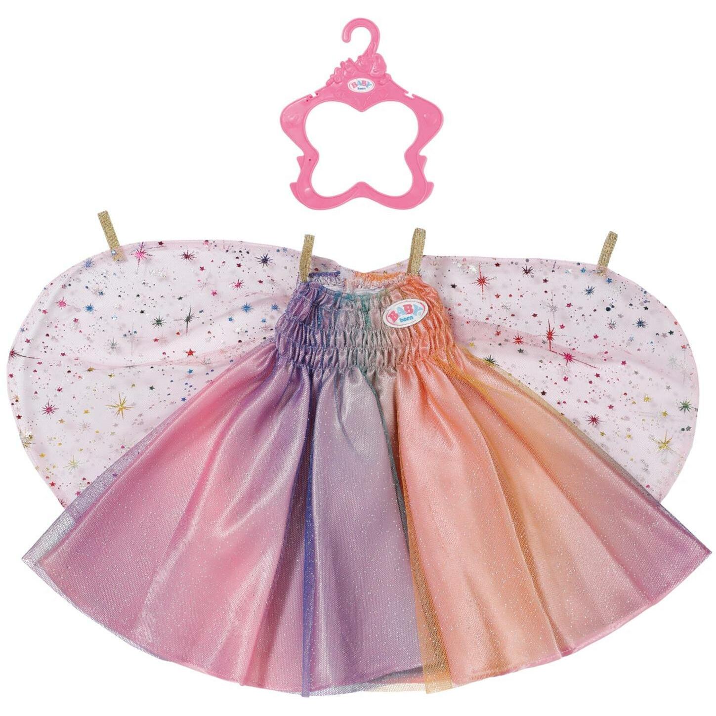 Zapf Creation BABY born Regenbogen Kleid 43cm