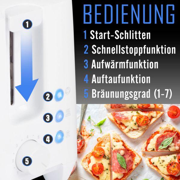 Actual product image Bomann TA 6065 CB Toaster white