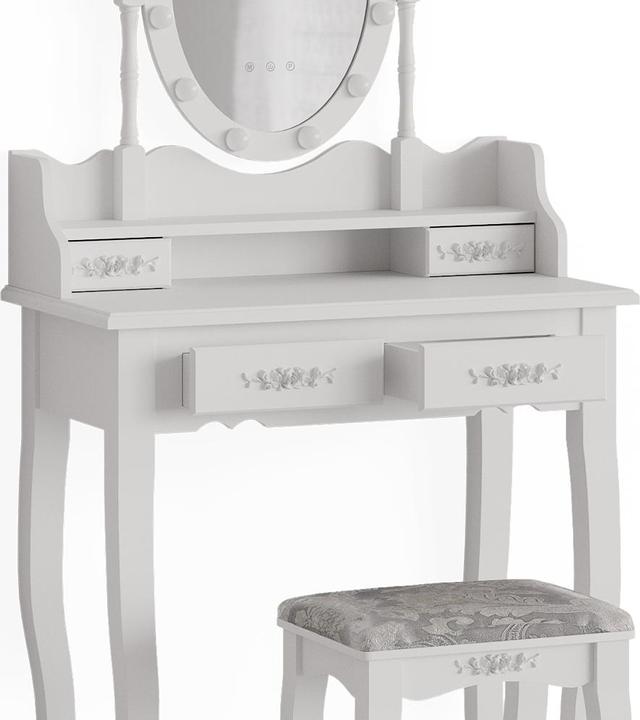 Immagine prodotto Vicco Maggie con illuminazione a LED e sgabello (75 x 40 x 147 cm)