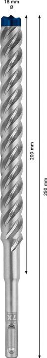 Actual product image Bosch Professional Zubehör EXPERT SDS plus-7X hammer drill, 18 x 200 x 250 mm (18 mm)