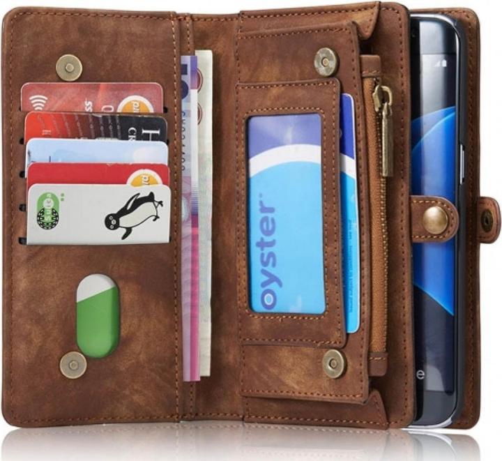 Produktbild Caseme Samsung Galaxy S7 Edge Echtleder Portemonnaie Karten Hülle (Samsung Galaxy S7 Edge)