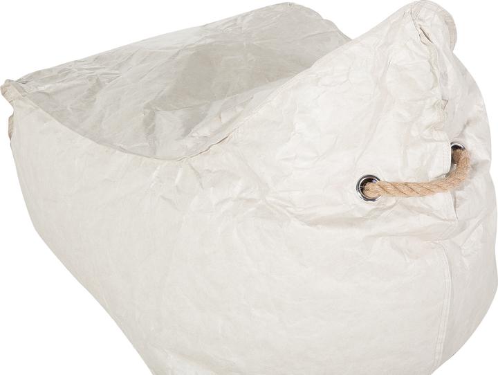 Actual product image Beliani Beanbag beige DROP