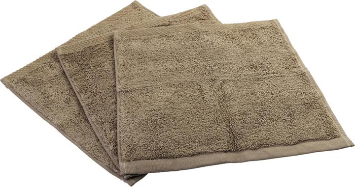 Actual product image Cocon Waschlappen 3 Stück, Taupe, Eigenschaften: Keine (30 x 30 cm)