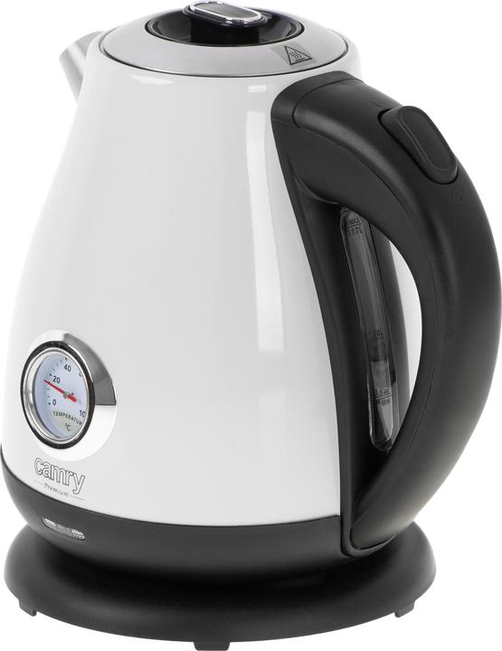 Actual product image Camry CR 1344 Electric kettle with a thermometer 1,7L, White (1.70 l)