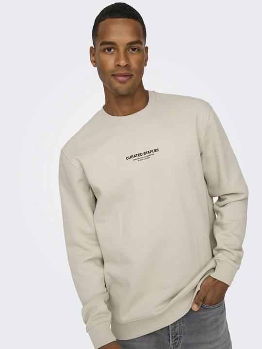 Actual product image Only & Sons Onscurated Reg Crew Neck Sweat Noos (L)