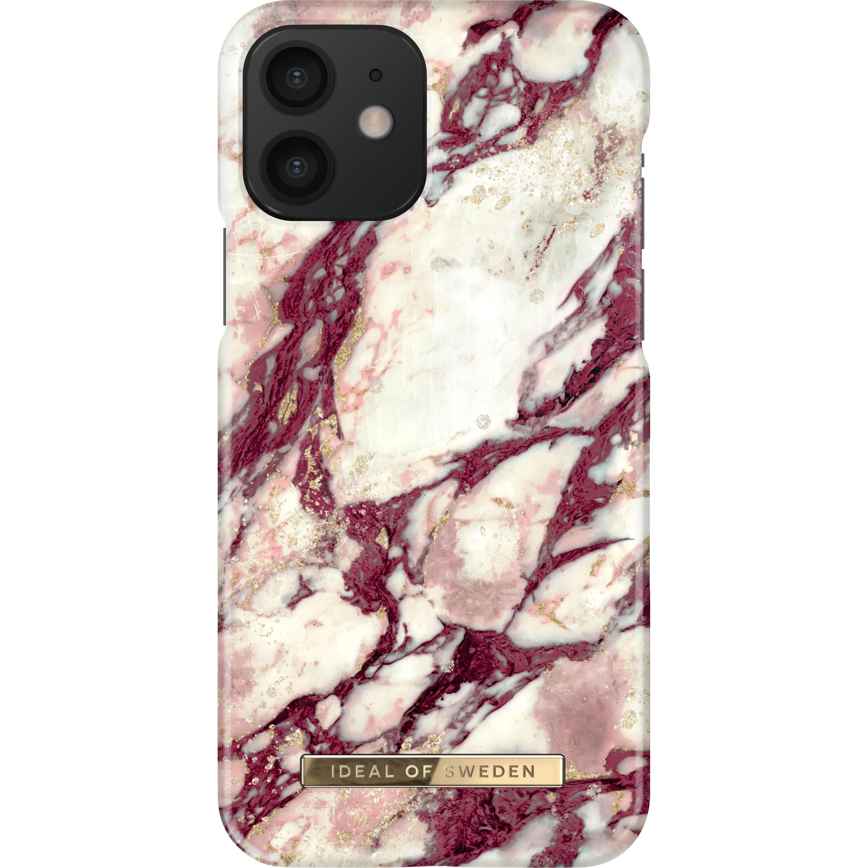 iDeal Of Sweden Designer Hard-Cover Calacatta Ruby Marble (Apple iPhone 12, Apple iPhone 12 Pro), Smartphone Hülle, Rot