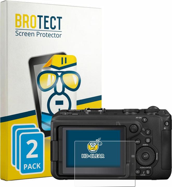 Produktbild BROTECT Schutzfolie für Canon EOS R6 V Displayschutz Displayschutzfolie Folie Klar Transparent