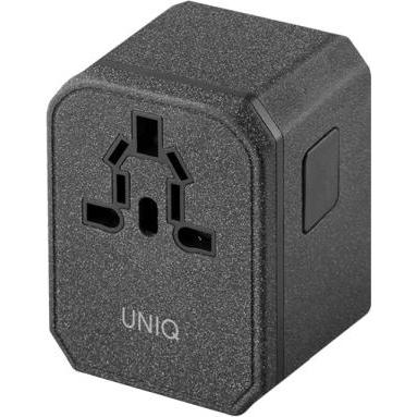 Uniq, Reiseadapter, VoyagePD Black Indoor