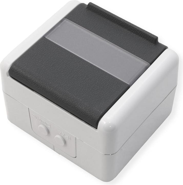 Actual product image Telegärtner Network socket surface mount CAT 5e, CAT 6, CAT 6A Gray (H02000a0070)