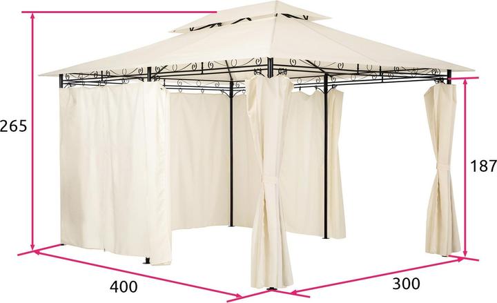 Actual product image tectake Luxury (400 cm, 300 cm)