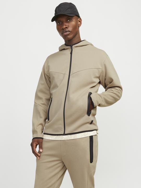 Produktbild Jack & Jones Einfarbig Kapuzenpullover Kapuzenpullover mit Reissverschluss (L)