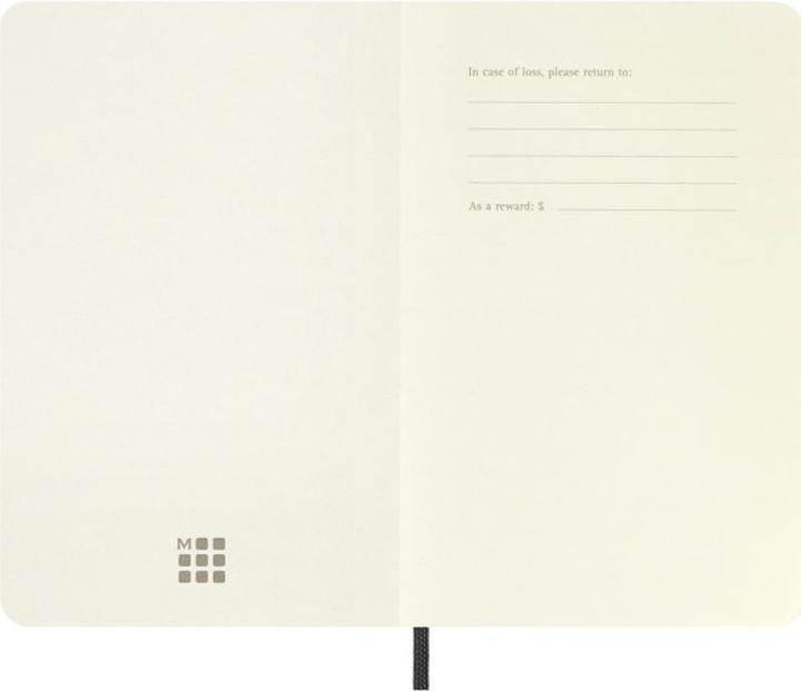 Actual product image Moleskine Classic Soft Pocket (A6, Checked, Soft cover)