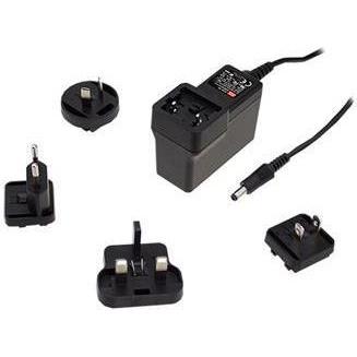 Thumbnail - MeanWell Power Adapter Global Plug In 9V 18W, Universalladegerät