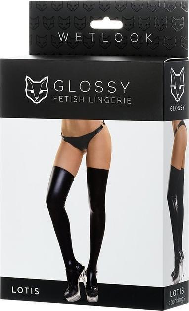 Produktbild Glossy Overknees im Powerwetlook (S)