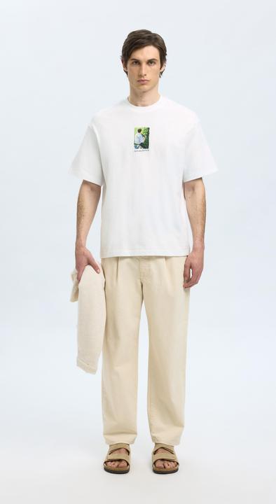 Produktbild Selected Print T-Shirt mit Rundhalsausschnitt (S)