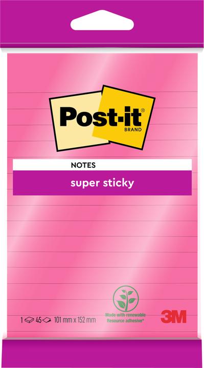 Produktbild Post-it Super Sticky (101 x 152 mm)