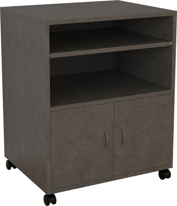 Image du produit VCM Caisson roulant Caisson d'appoint Caisson de bureau Roulettes Extension clavier Milasi (60 x 48 x 74 cm)