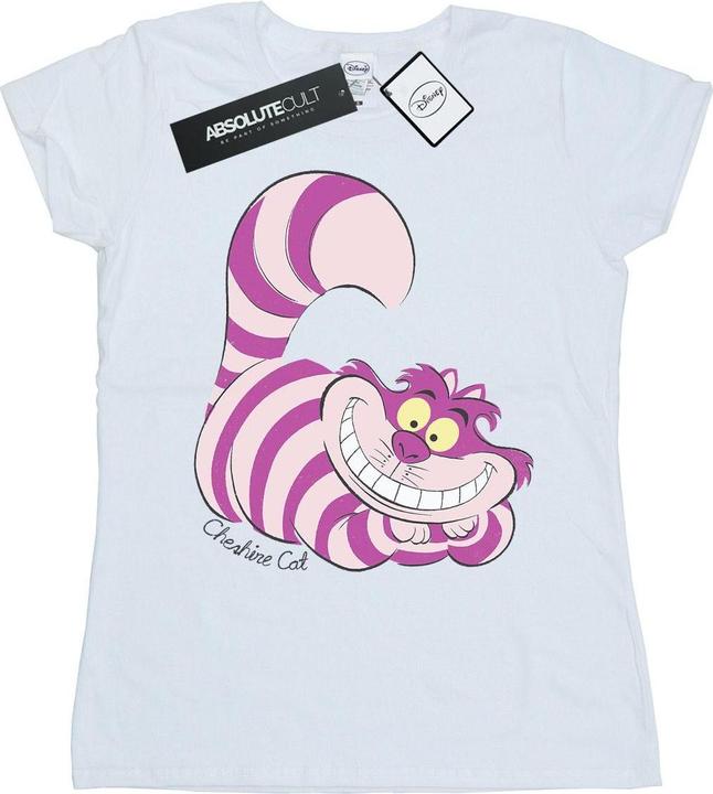 Immagine prodotto Alice In Wonderland Maglietta Aderente Gatto di Cheshire Donna (L)