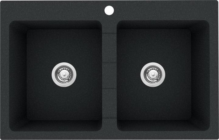 Actual product image Pyramis 070053201 Kitchen Sink Front Apron Sink Rectangular Granite (50 cm, 78 cm)